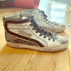 Golden Goose High Rise with Sparkles